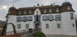 Auftritt als Sängerin an Weihnachtsfeier im Schloss Bottmingen.