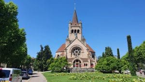 Als Hochzeitssängerin in der Pauluskirche in Basel gebucht.