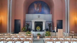 Als Sängerin auf Friedhof Rosengarten in Aarau.