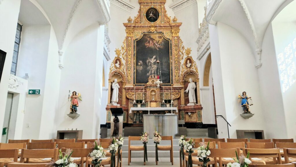 Sängerin Natalie Gozzi für Ihre Trauung und Taufe Ihres Kindes im Kloster Einsiedeln.